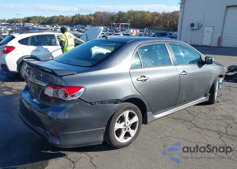 2011 Toyota Corolla S from USA, damaged, VIN 2T1BU4EE5BC648385